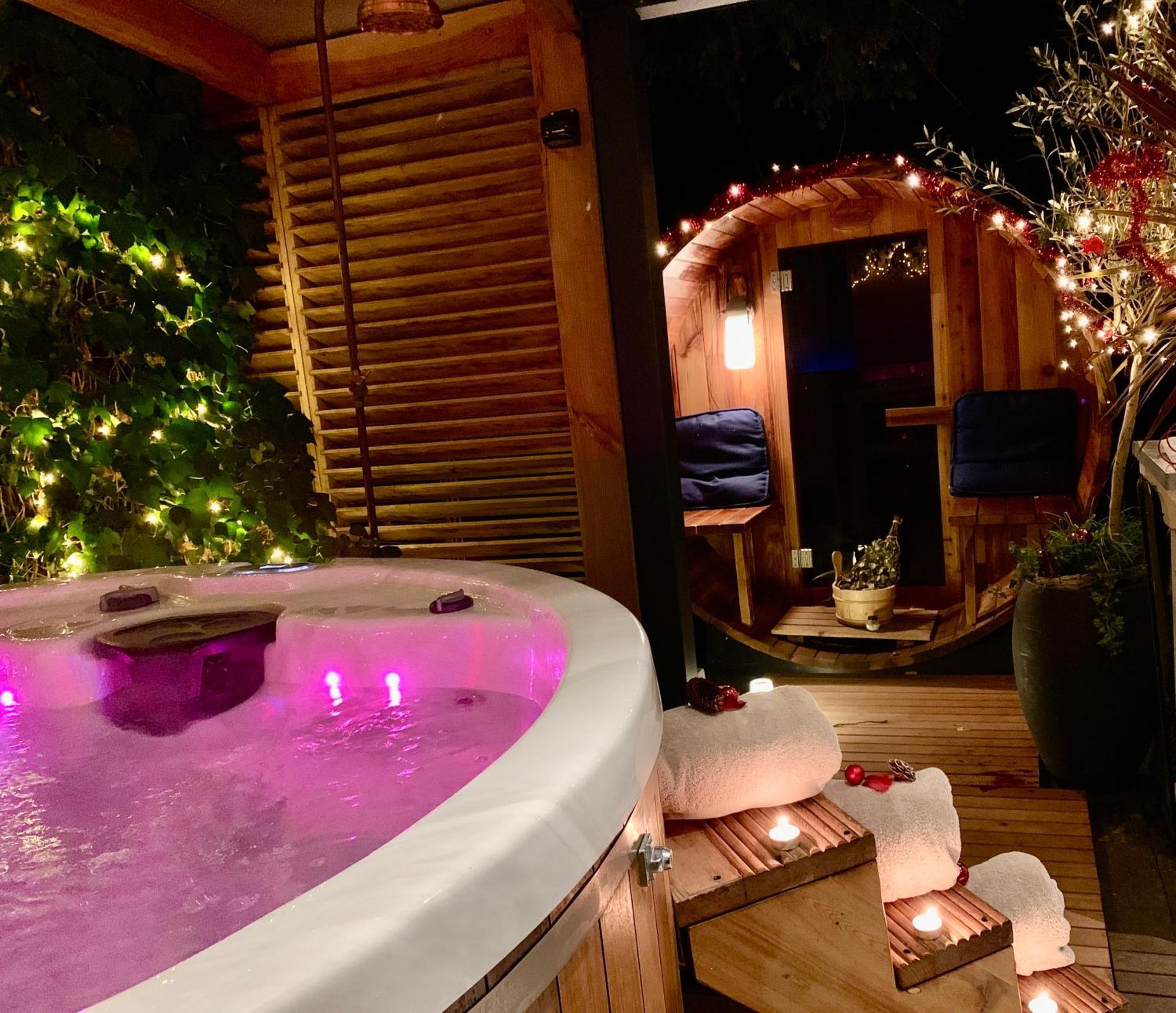 Romantisch Wellness Appartement Met Prive Hottub Sauna Gamesroom Den Ham Εξωτερικό φωτογραφία